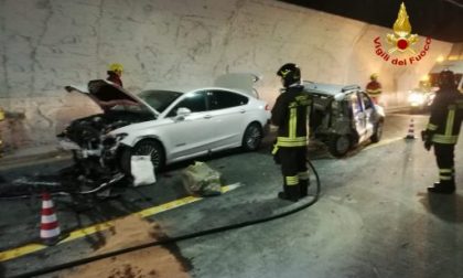 A 12, incidente subito dopo l'uscita di Nervi