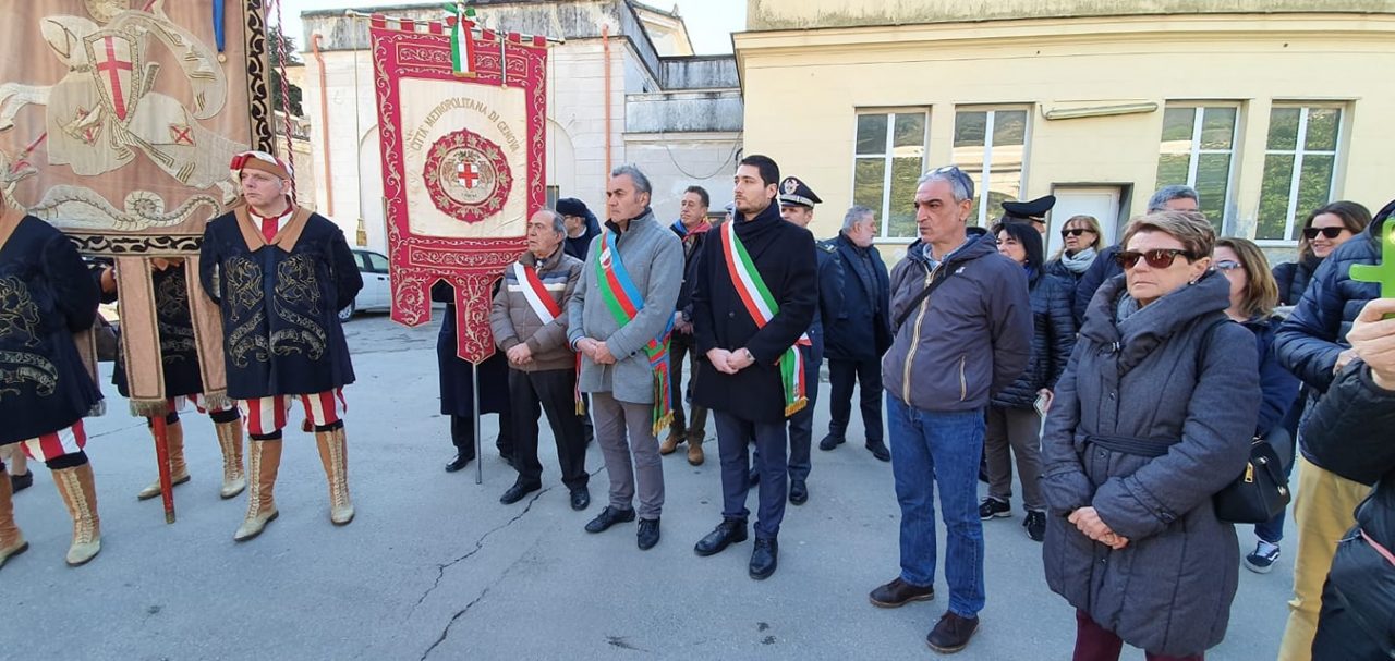 Muzio a Staglieno per ricordare le vittime delle foibe
