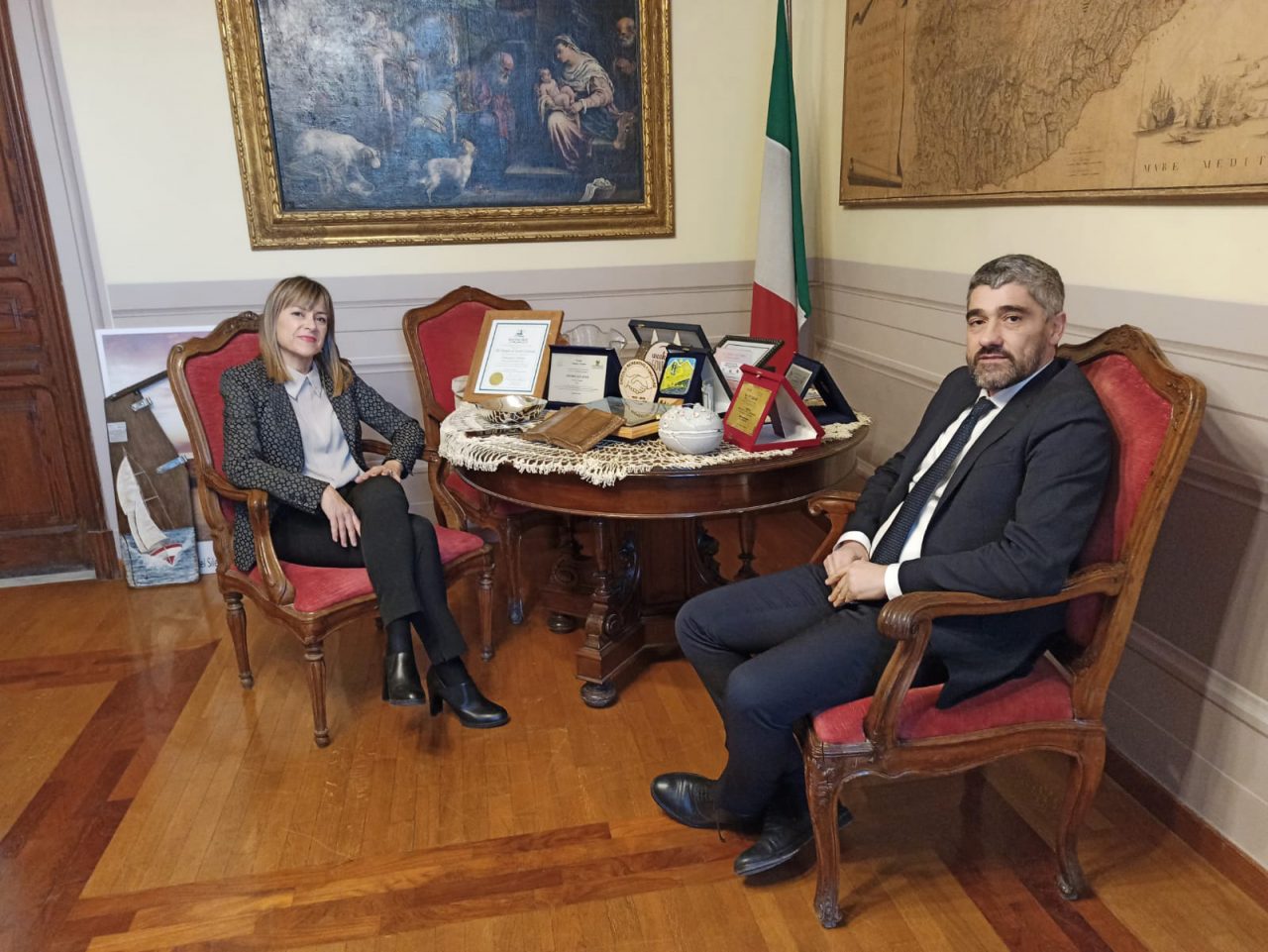 Sestri, incontro Ghio-Traversi