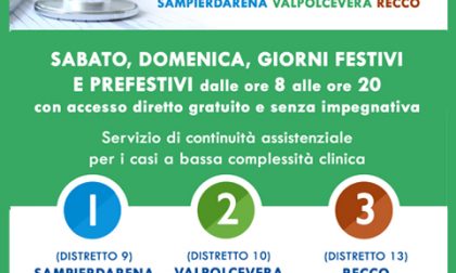 Codici bianchi, l'ASL3 proroga gli ambulatori del fine settimana