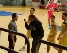 Il video che "scagiona" il vice allenatore dell'Aurora Basket Chiavari Fabrizio Benvenuto