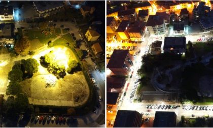 Chiavari, la nuova illuminazione di piazza Del Buono