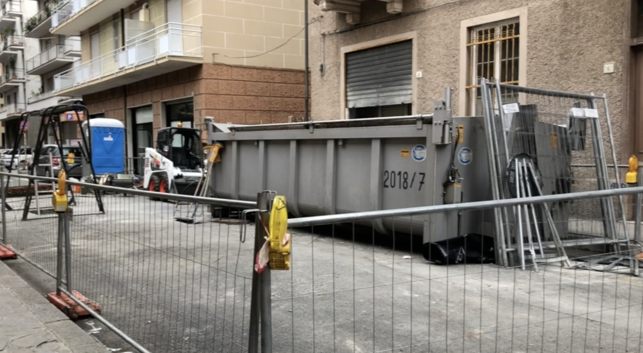 Chiavari:  sospeso il cantiere di piazza Roma, proseguono gli interventi in corso Lavagna