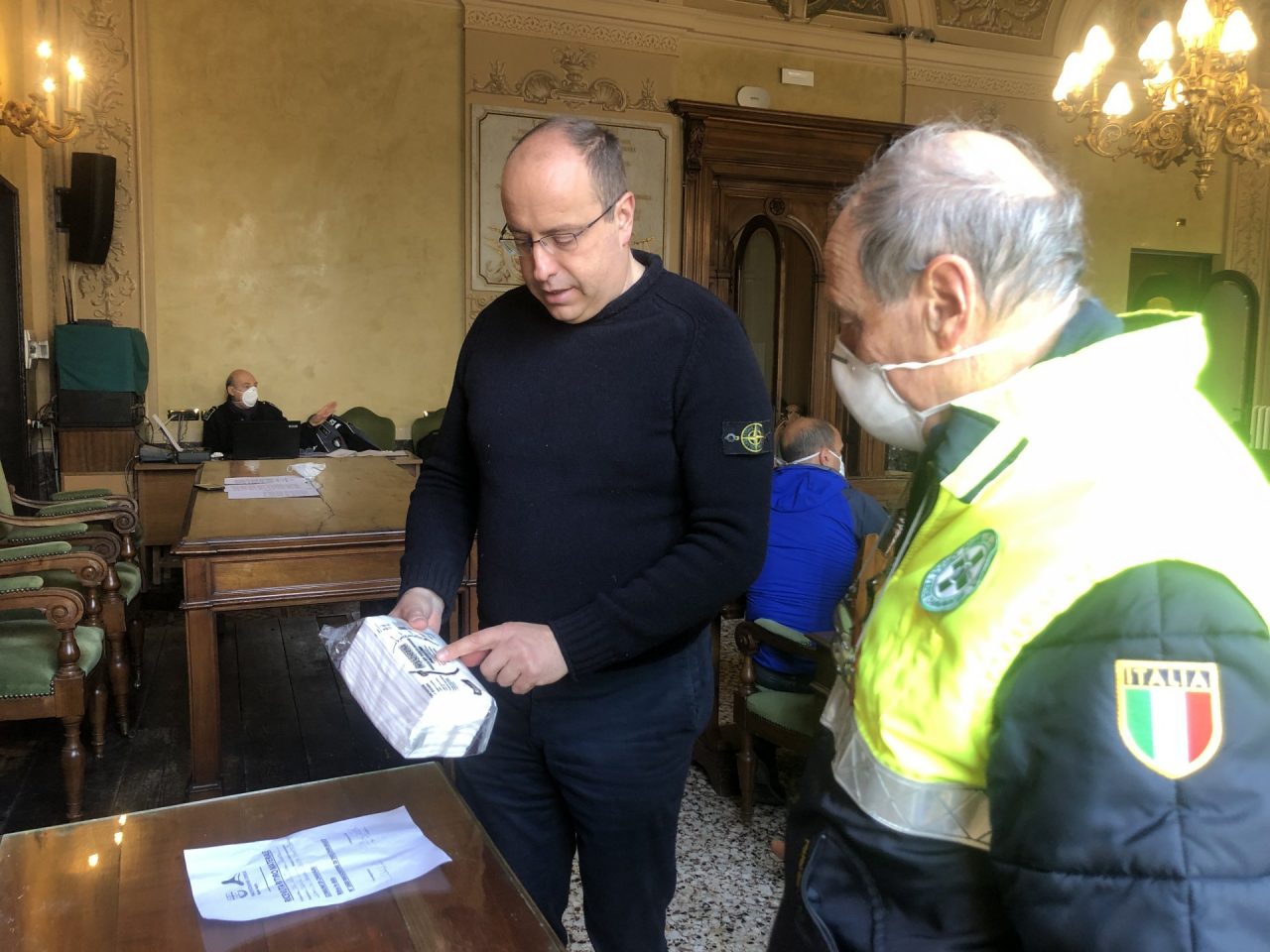 Il sindaco di Chiavari apre il COC