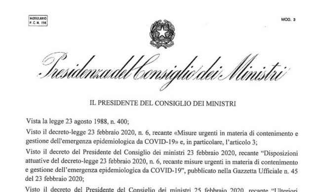 “Zone rosse”: cosa si rischia se non si rispetta il decreto