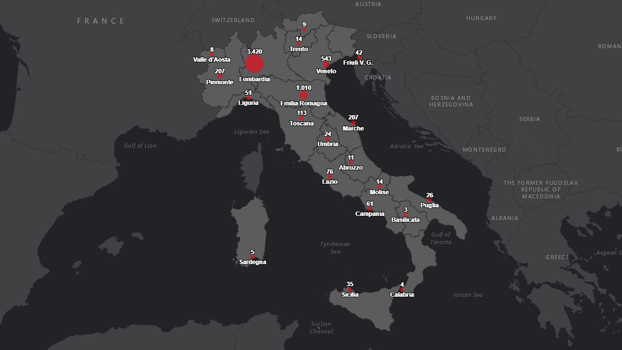 Coronavirus: tutta la Lombardia “zona rossa”. In Veneto le province di Venezia, Padova e Treviso. In Piemonte Asti, Alessandria, Vercelli, Novara e VCO