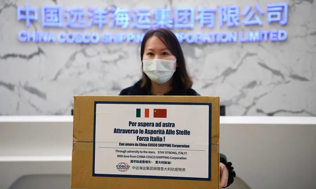 Arrivate oggi in Liguria 50mila mascherine dalla Cina