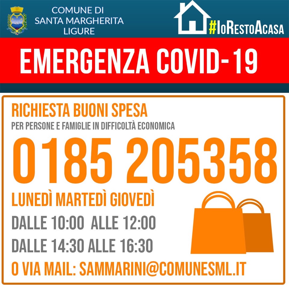 Buoni spesa, attivato il canale informativo