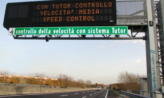 Tutor disattivati sulle nostre autostrade