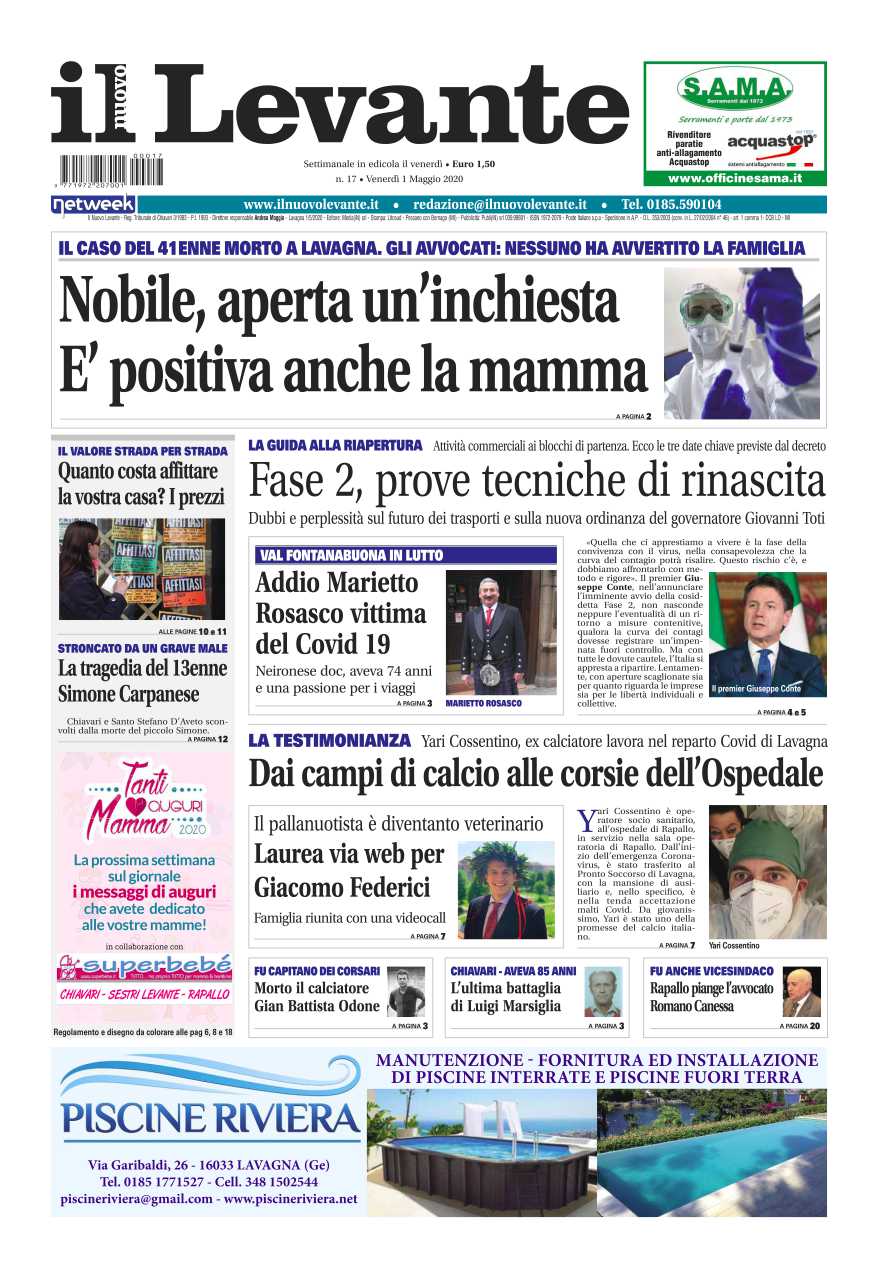 Inchieste, approfondimenti e interviste su Il Nuovo Levante da oggi in edicola