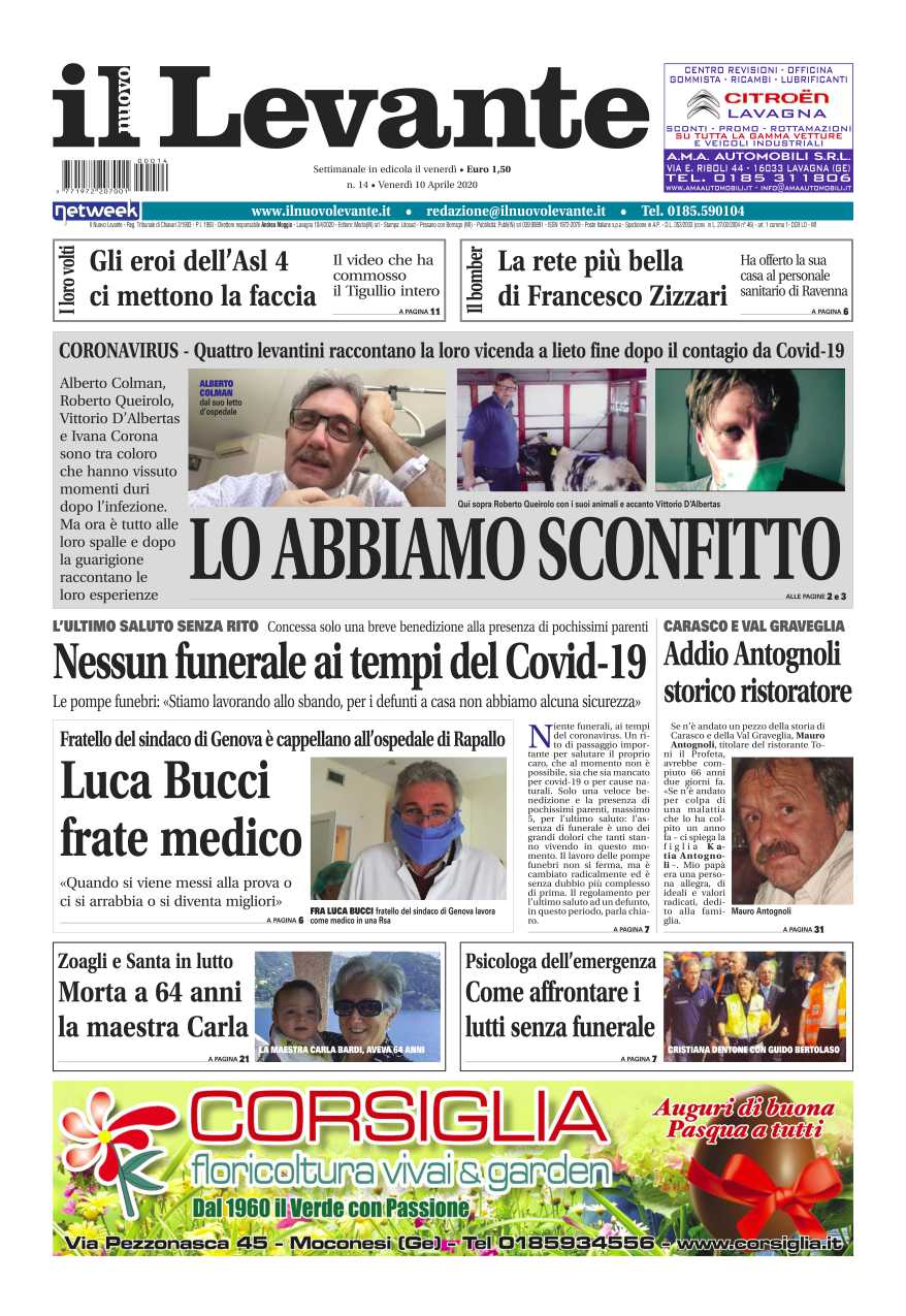 Da oggi in edicola Il Nuovo Levante, le storie di chi ce l’ha fatta