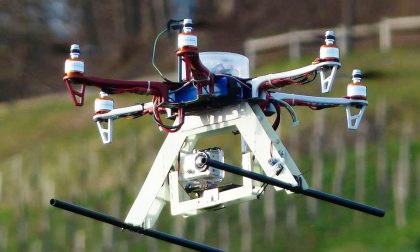Anche a Recco si pattuglia col drone