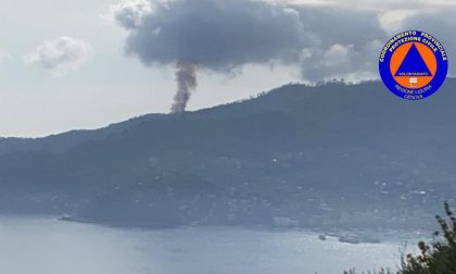 Sotto controllo l'incendio sul Monte di Portofino