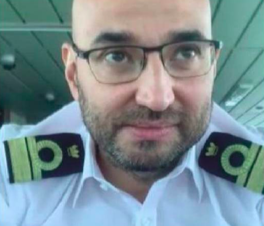 Francesco Rago, al lavoro sulla nave in Polonia