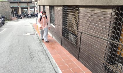 A Recco sanificazione delle strade con un prodotto a base enzimatica