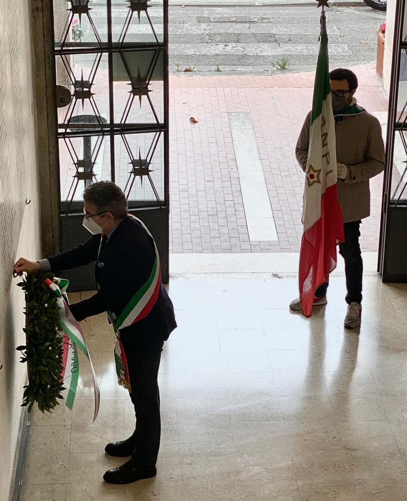 Liberazione, solitaria celebrazione in Comune a Recco