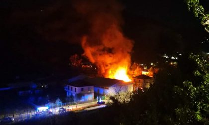 Esplosioni e incendio nella notte a Rapallo