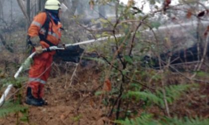 In fiamme il Monte di Portofino