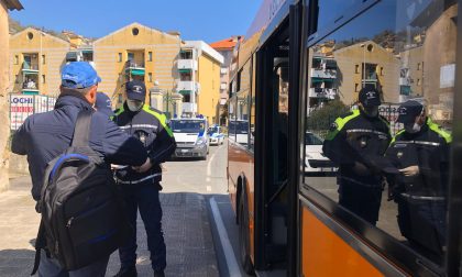 Coronavirus, controlli a tappeto sui bus tra Sestri e Casarza