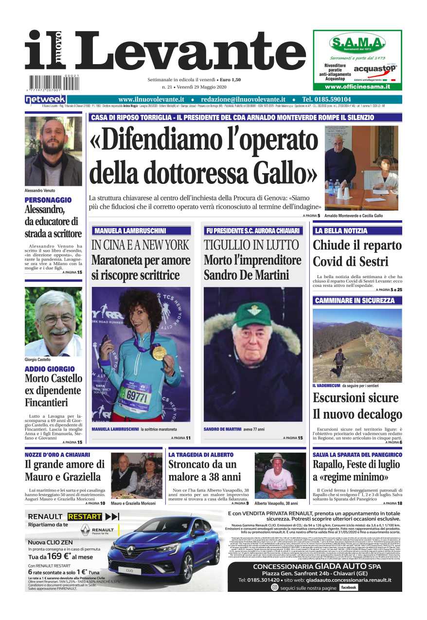 Inchieste, approfondimenti e interviste su Il Nuovo Levante da oggi in edicola