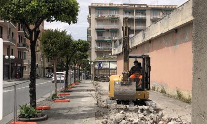 Demolito il muro di corso De Michiel