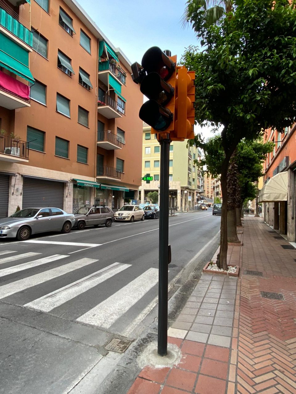 Nuovi semafori in via dei Giustiniani, in via San Rocco e in via Roma