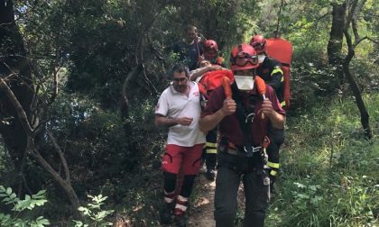 Vigili del Fuoco soccorrono escursionista