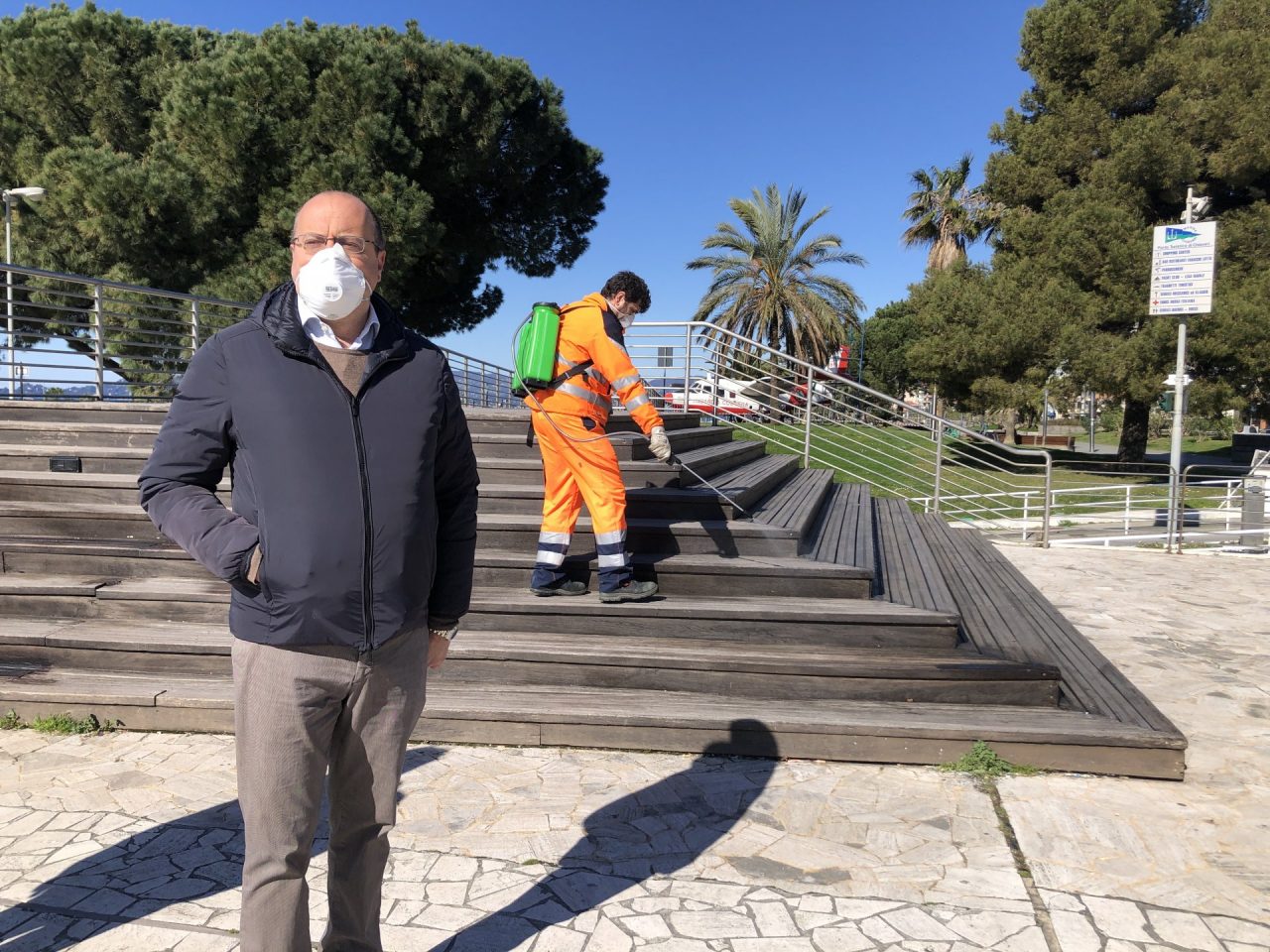 Oltre 1670 km di strade e marciapiedi igienizzati a Chiavari