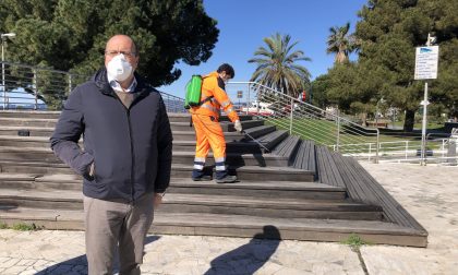 Oltre 1670 km di strade e marciapiedi igienizzati a Chiavari