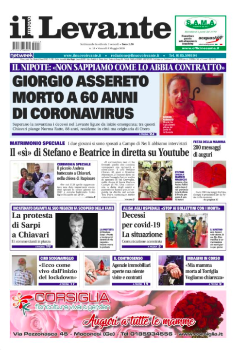 Inchieste, approfondimenti e interviste su Il Nuovo Levante da oggi in edicola