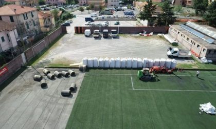 Nuovo manto per il campo Andersen