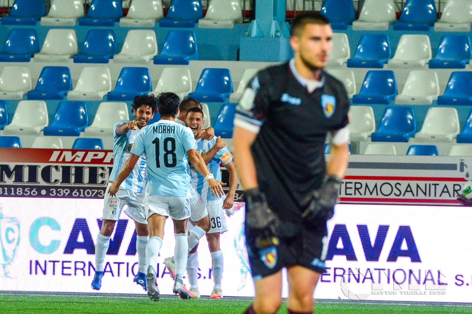 Entella Salernitana a porte chiuse 026