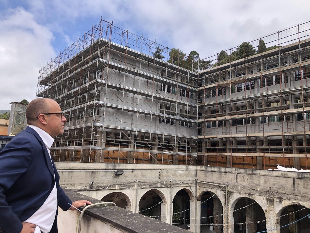 Scuole Mazzini ovest, proseguono i lavori di efficientamento e adeguamento antisismico