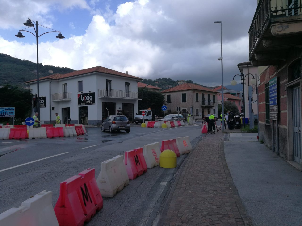 Cogorno, terminati i lavori per la nuova rotatoria