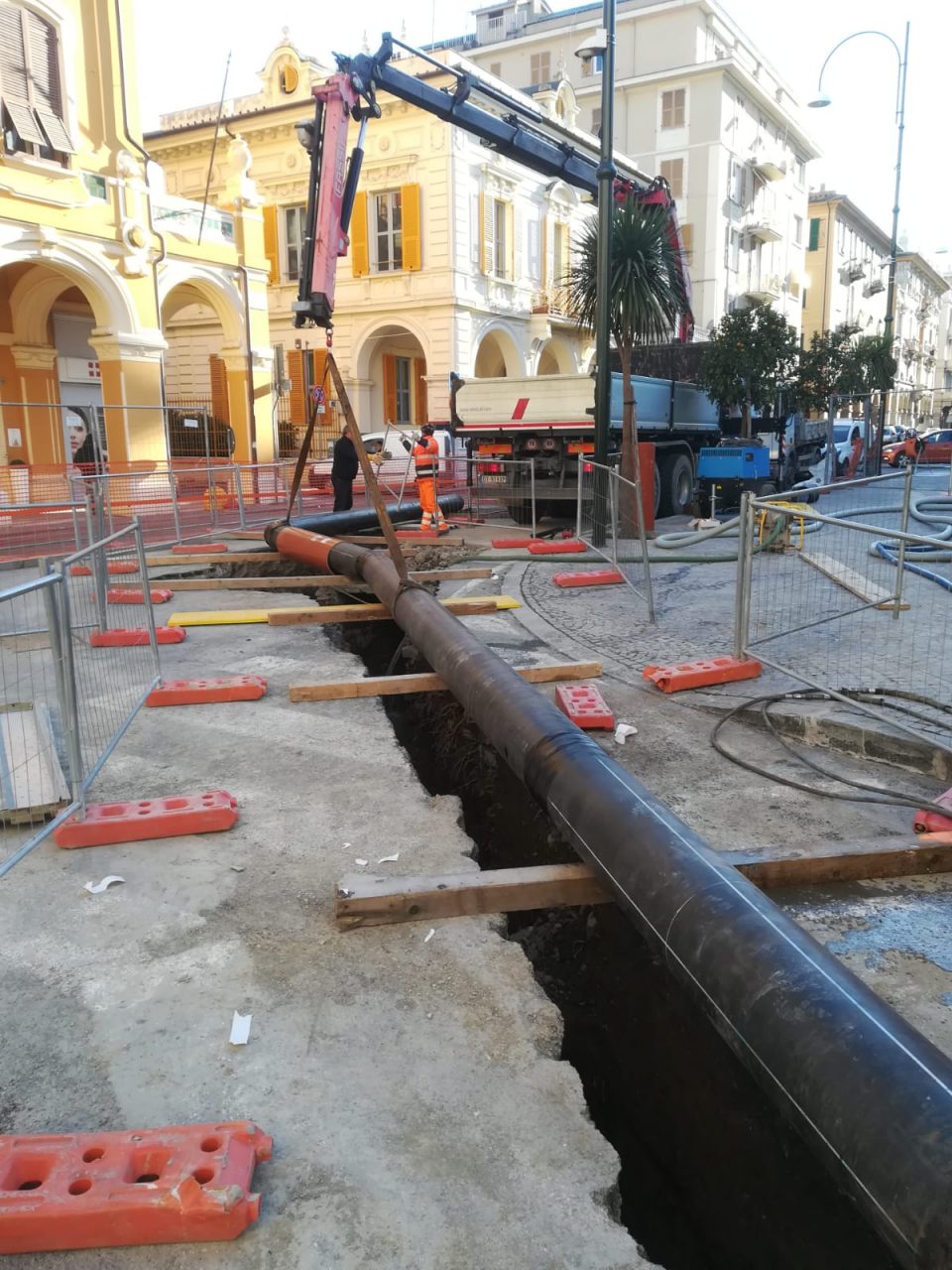 Canali di deflusso delle acque bianche, proseguono i lavori a Chiavari