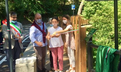 Inaugurata la passerella di via Molfino