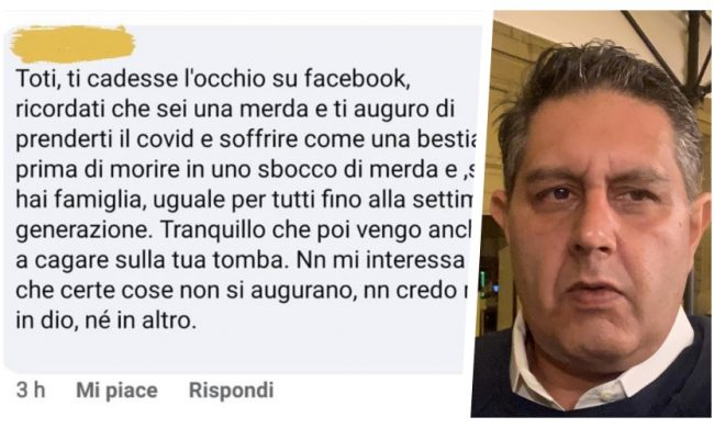 “Toti muori di Covid”: il governatore ligure pubblica gli insulti ricevuti online