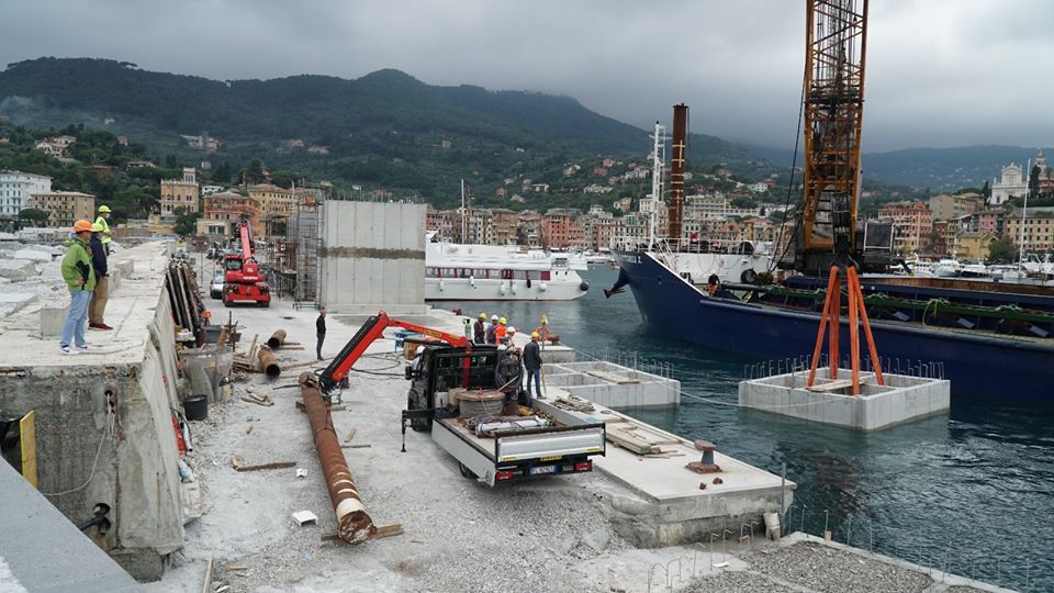 Porto di Santa Margherita Ligure, proseguono i lavori