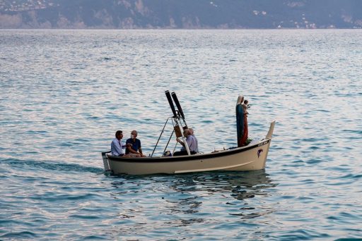 A Bogliasco la tradizione della processione in mare è stata mantenuta
