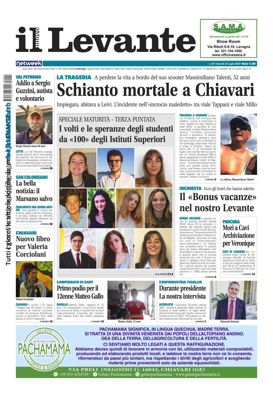 Inchieste, approfondimenti e interviste su Il Nuovo Levante da oggi in edicola
