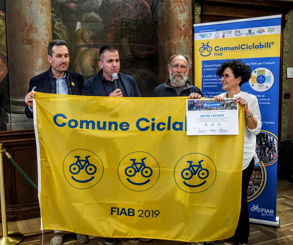 Sestri ancora premiata tra i Comuni Ciclabili