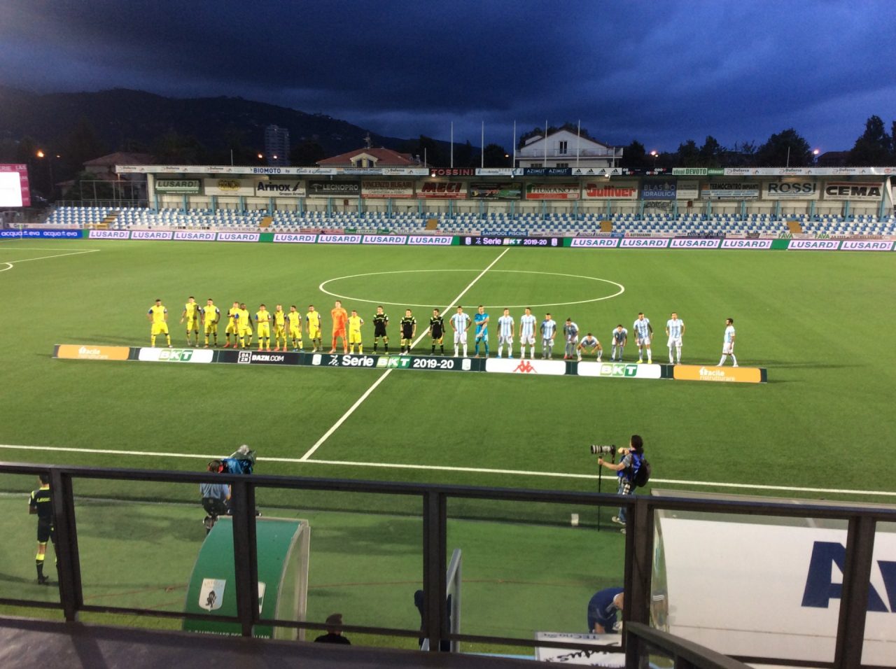 L’Entella pareggia con il Chievo