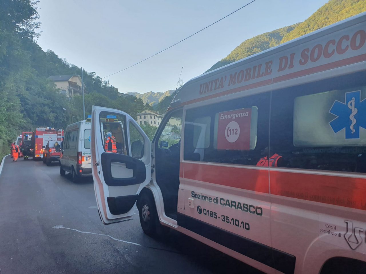 Grave incidente a Castagnelo di Lorsica