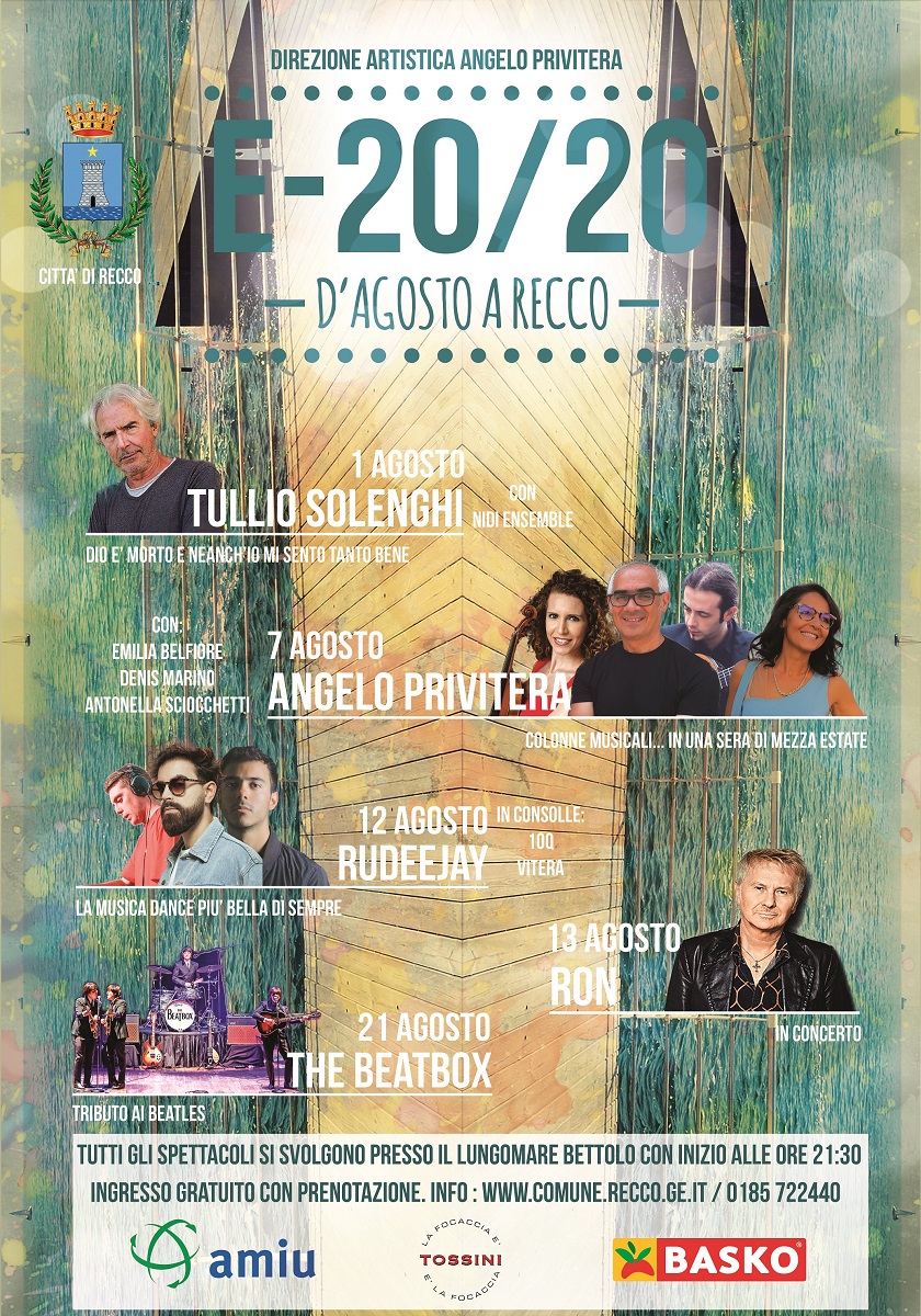 “E-20/20” ai nastri di partenza, da oggi scattano le prenotazioni per lo spettacolo di Tullio Solenghi