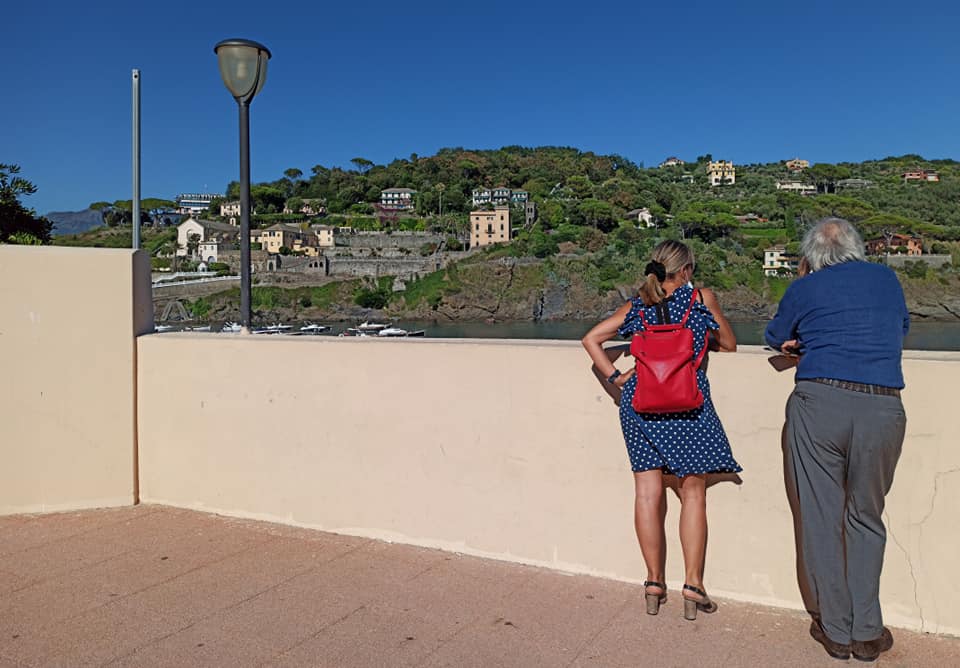 Sgarbi a Sestri per una trasmissione televisiva