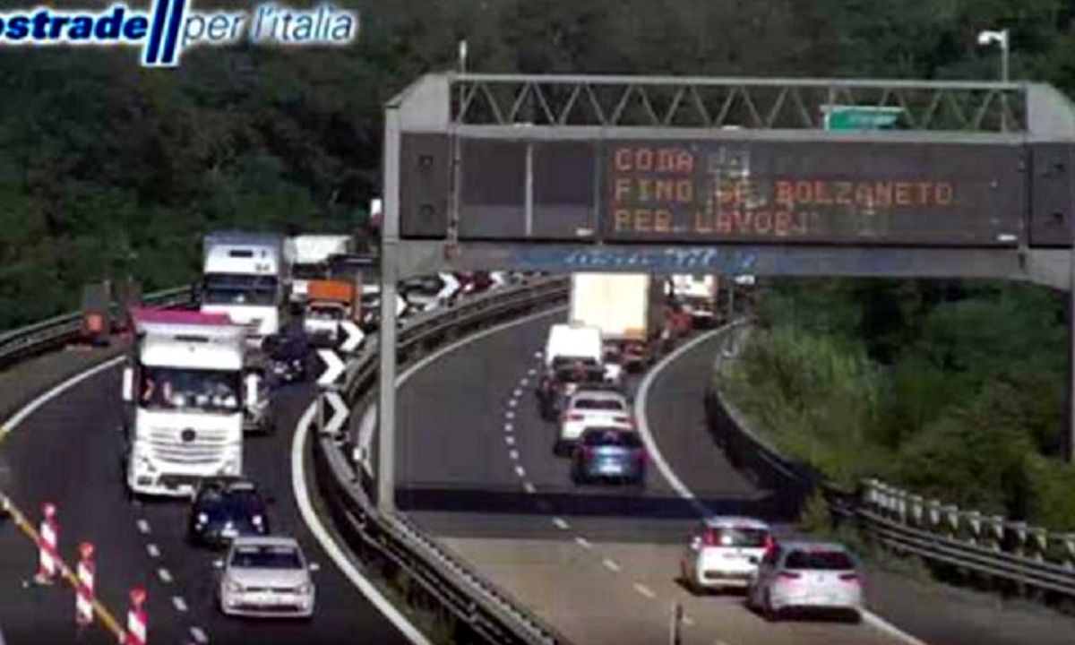 Coda di 5 km tra Nervi e Rapallo per lavori