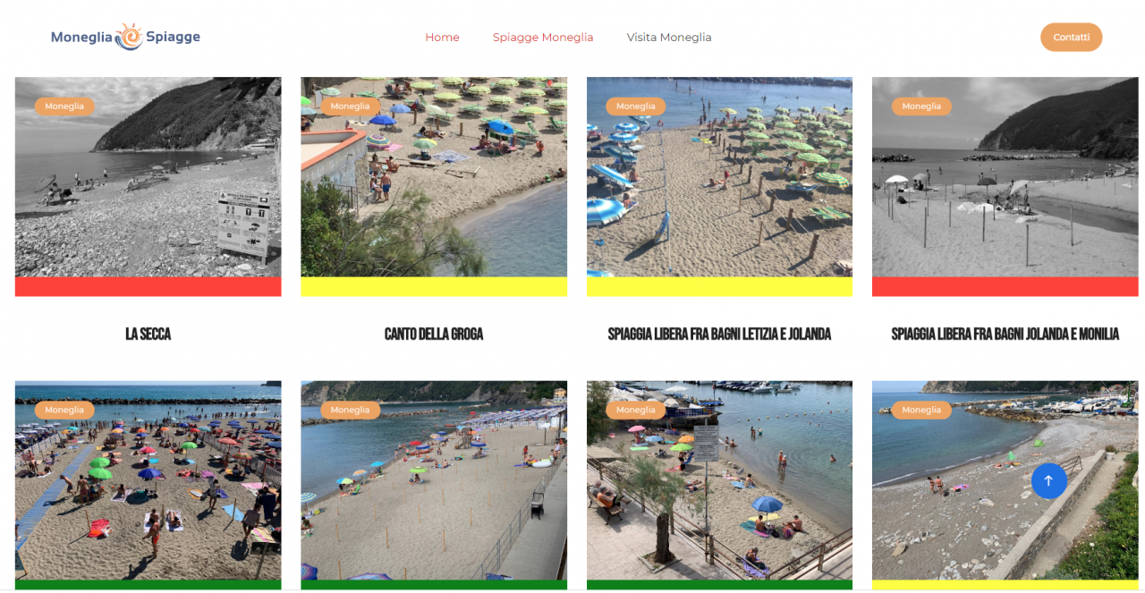 Spiagge e distanziamento, online anche a Moneglia il sito per conoscere i posti liberi