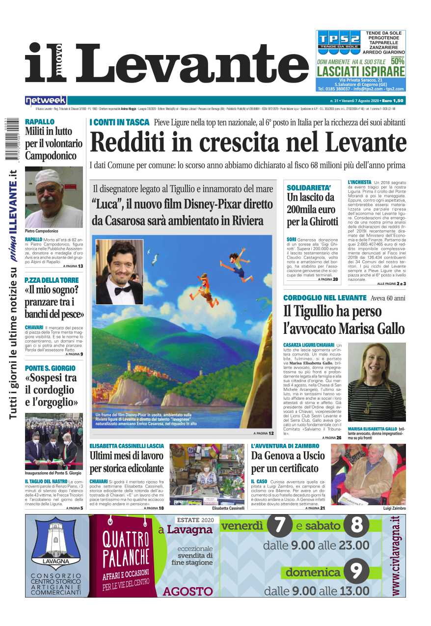 Inchieste, approfondimenti e interviste su Il Nuovo Levante da oggi in edicola
