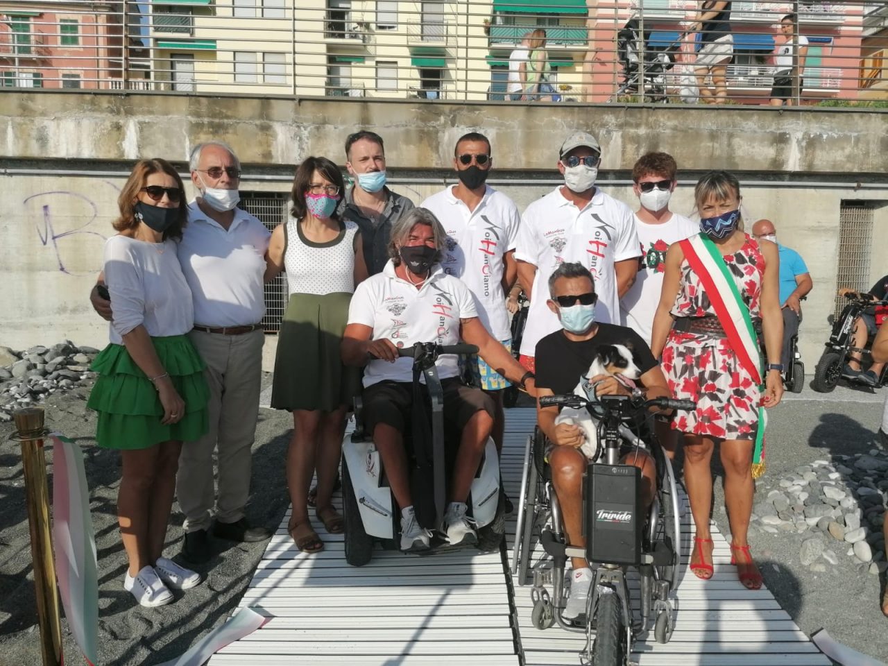 Sestri, inaugurata la sesta spiaggia accessibile