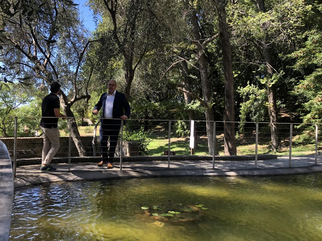 Parco di Villa Rocca: conclusi gli interventi per il ripristino della passerella pedonale d’accesso